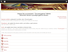 Tablet Screenshot of galerie-ramovani.cz